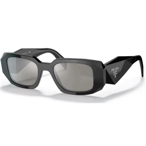 prada sps02n 61 17 1bo 1a1 130 3n|Prada SPR17W Rectangle Sunglasses .